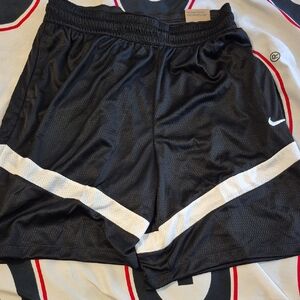 Nike Black and White Men's Shorts